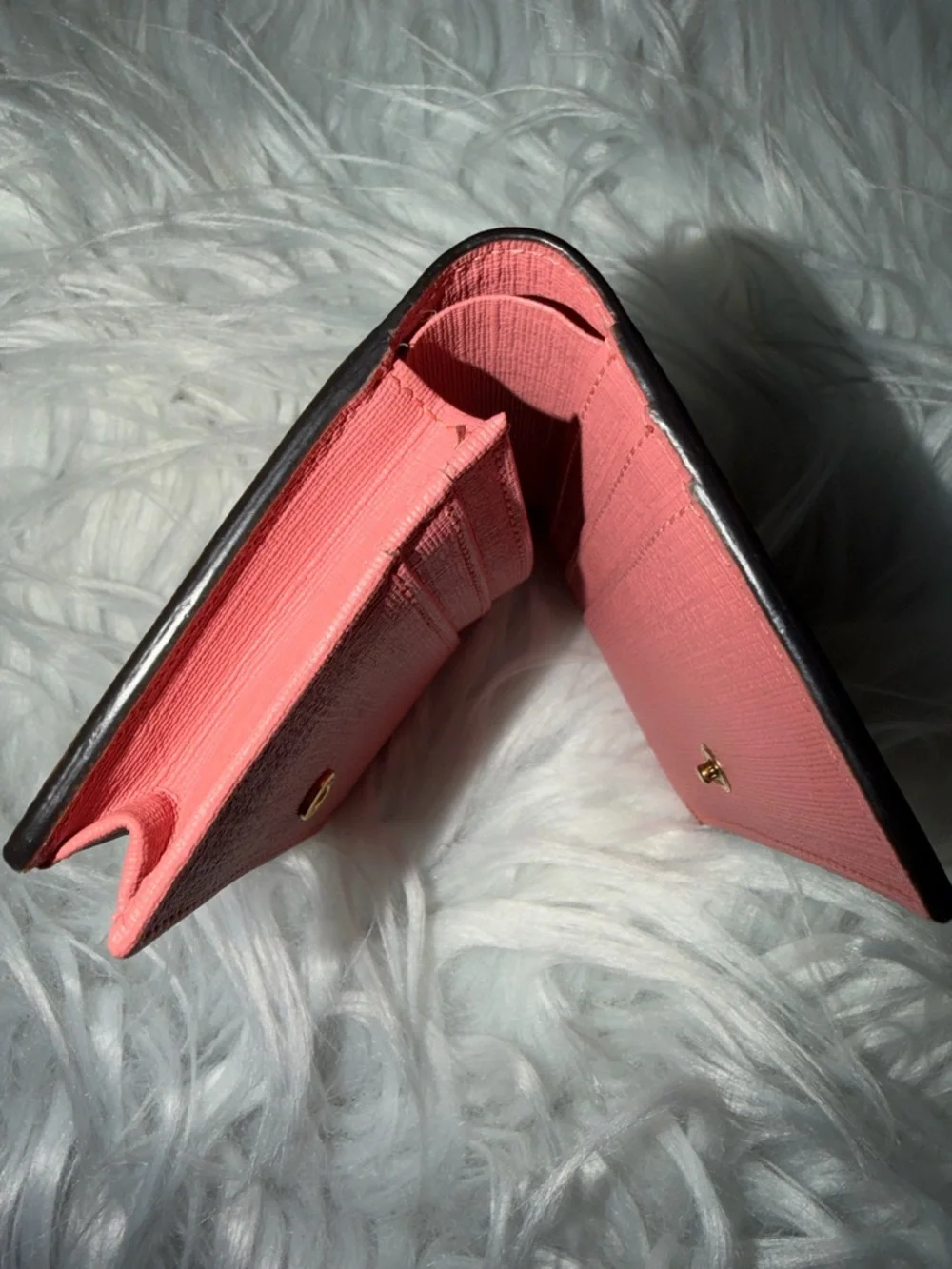GUCCI GG SURPREME MONOGRAM FACE WALLET BEIGE/PINK - Picture 8 of 15